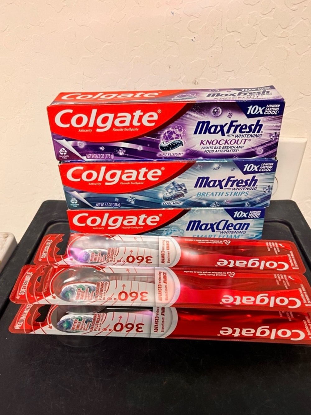 Colgate MaxFresh Toothpaste and 360 Toothbrush Bundle for $13